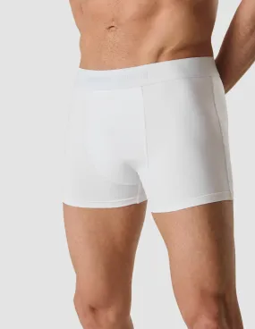 Mens 2-Pack Ativo White Boxer Briefs - Comfortable & Stylish Underwear