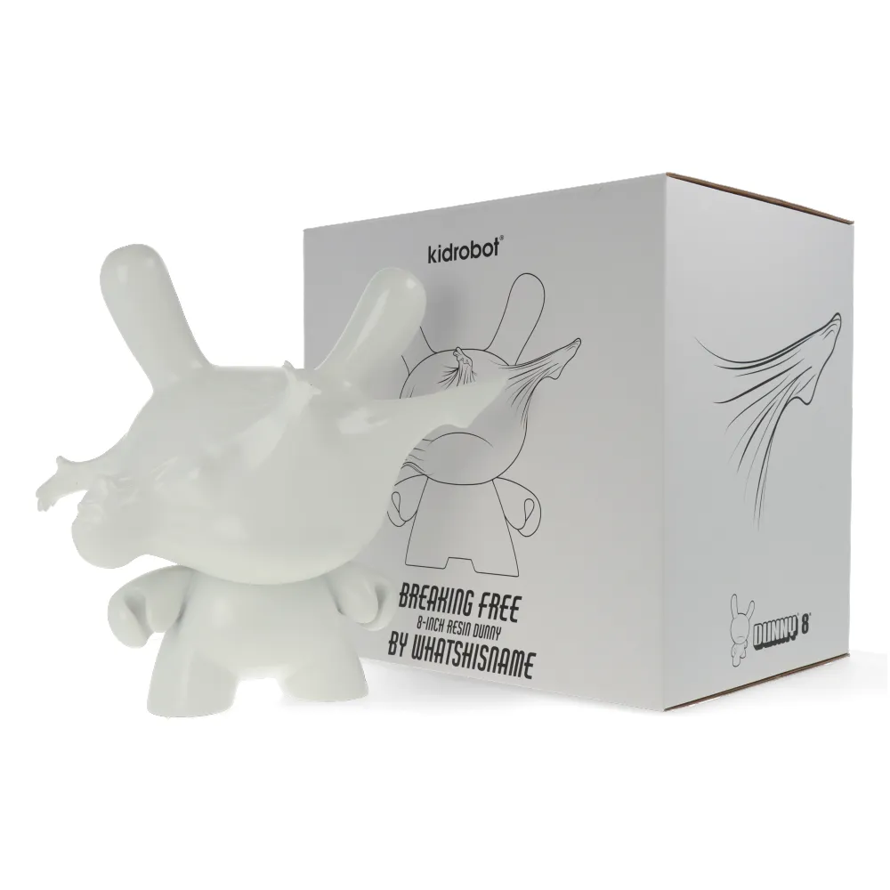 8" Dunny Breaking Free Resin Artist Figure by WHATSHISNAME