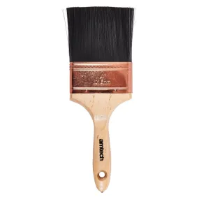 Amtech 4" 100mm Wall Brush Wooden Handle Interior/Exterior