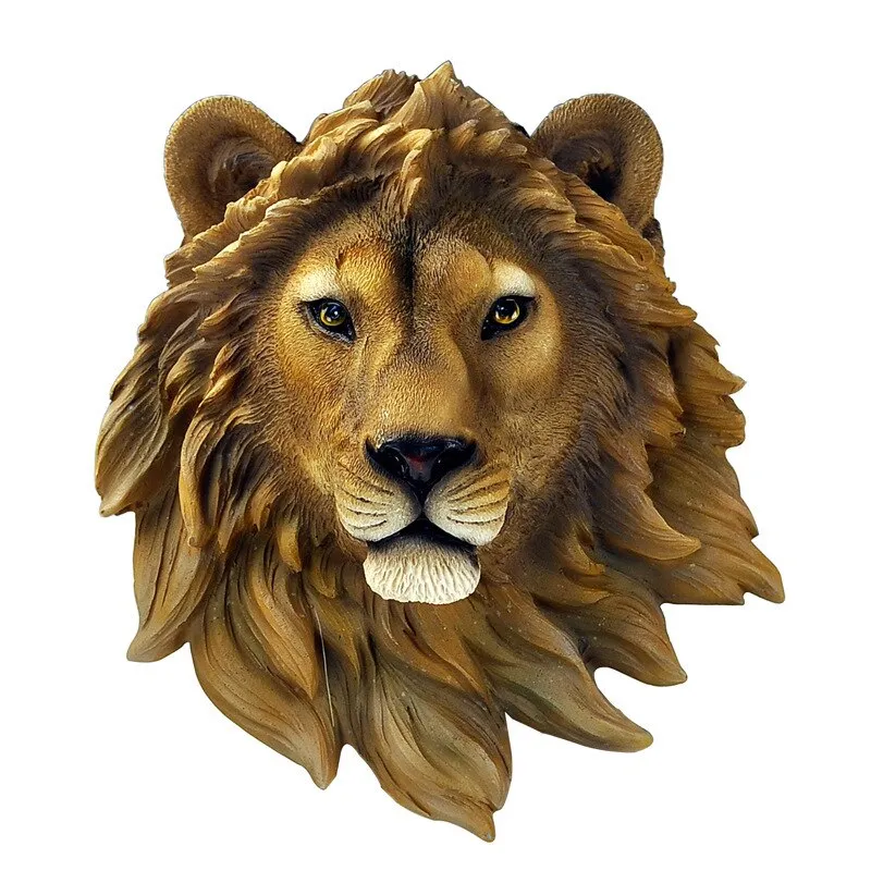 Animal Head Jamaica Interior Wall Decoration Statues