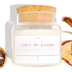 Apple Cider / Cidre De Pomme Clean Soy Candles