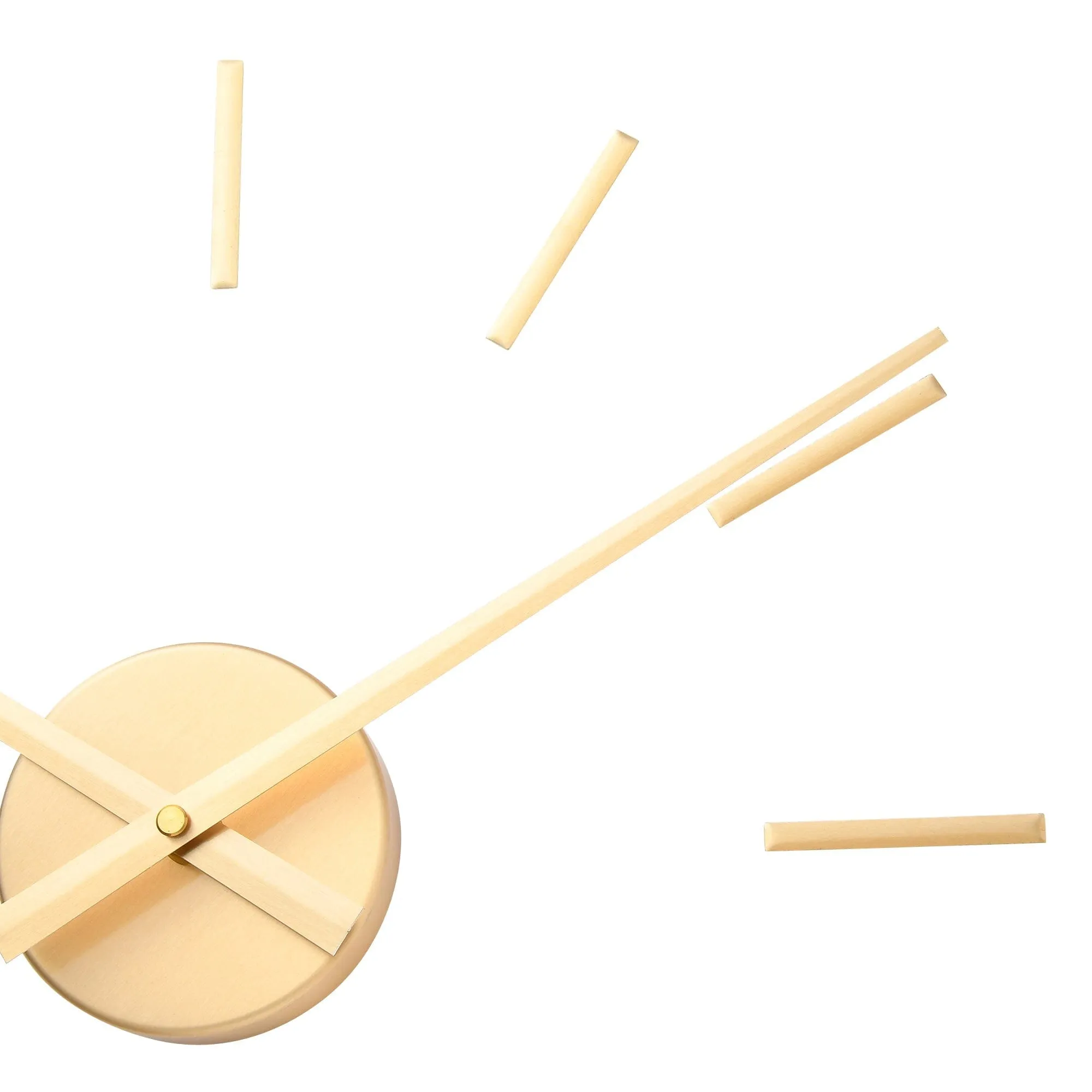 Art Wall Clock Gold