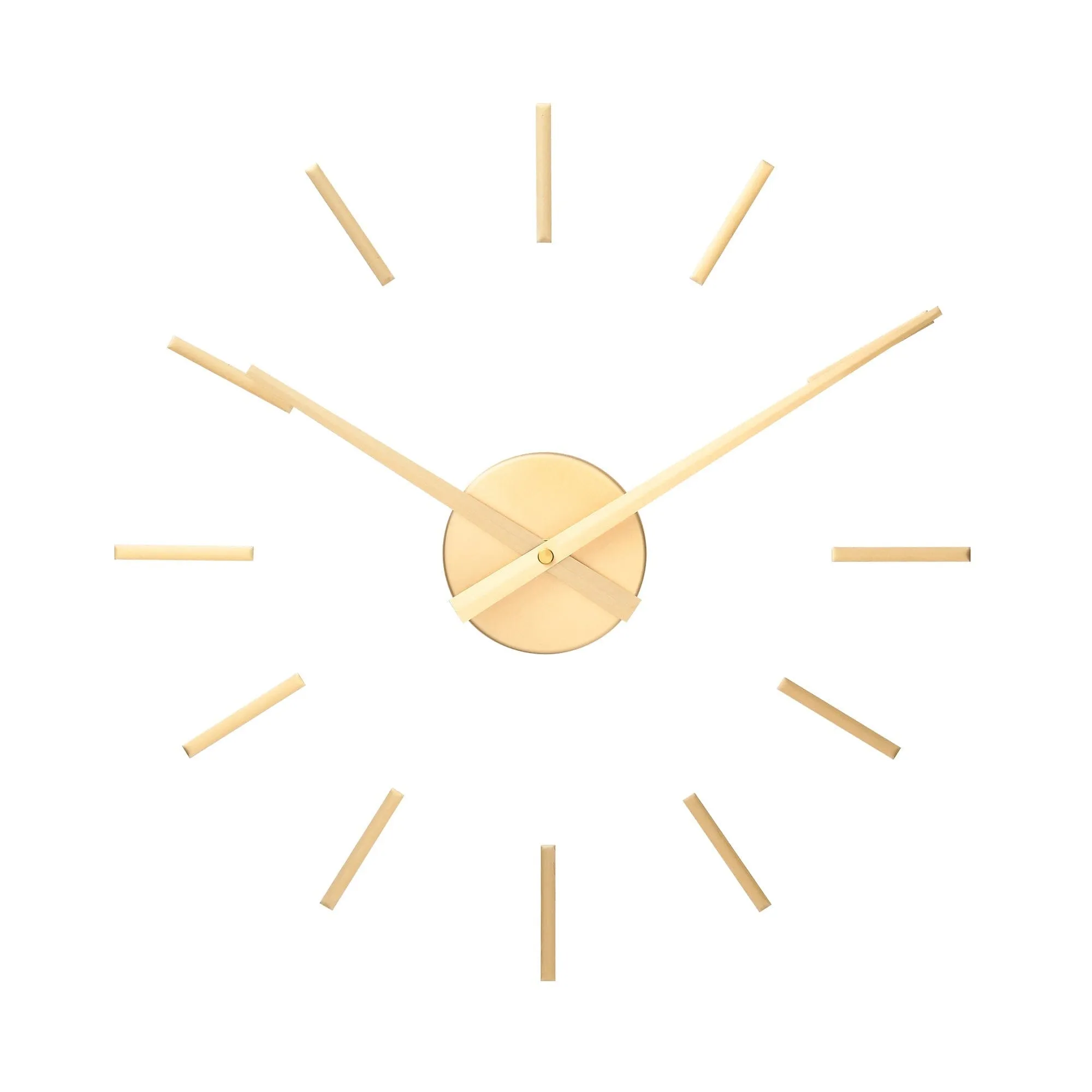 Art Wall Clock Gold