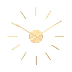 Art Wall Clock Gold