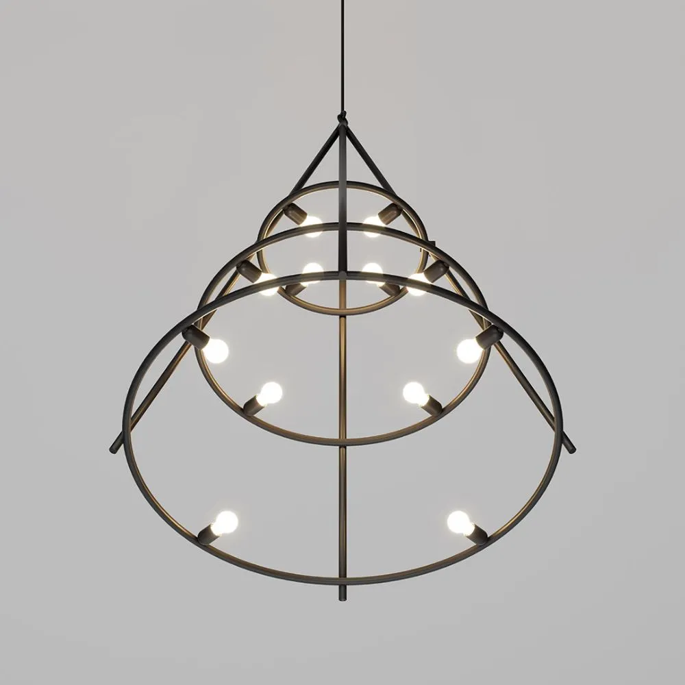 Artemide El Porís suspension lamp diam. 120 cm.