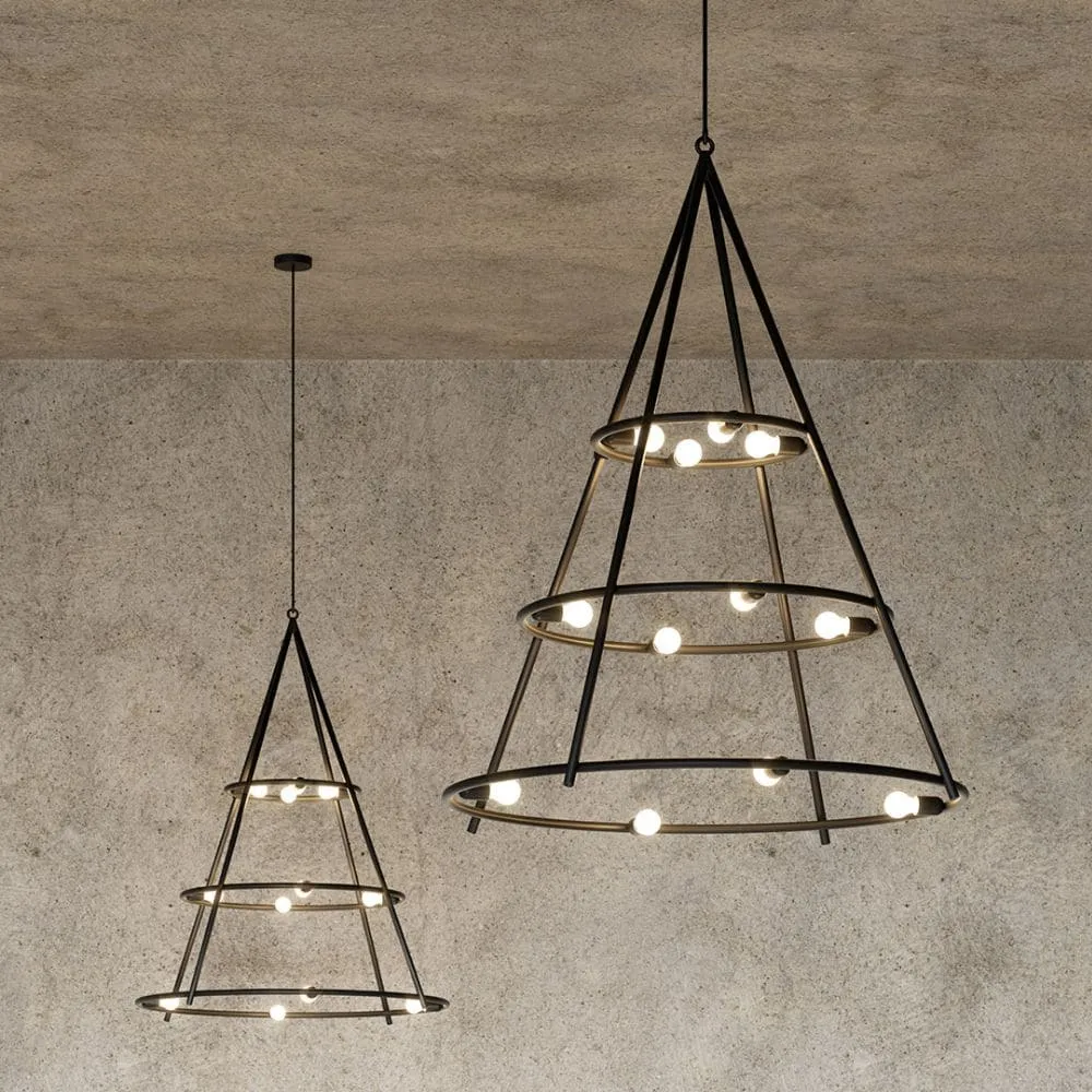 Artemide El Porís suspension lamp diam. 120 cm.