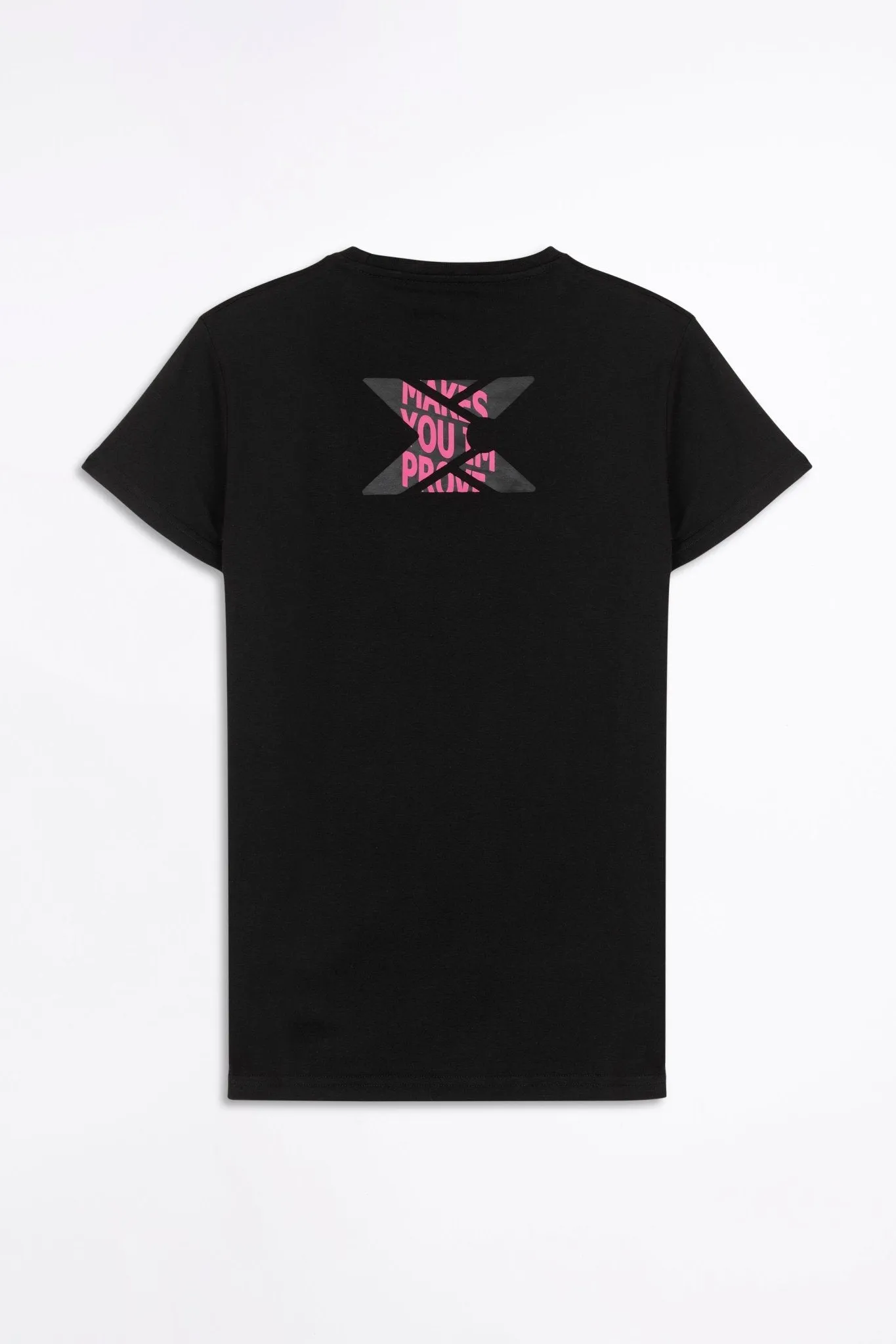 Camiseta padel mujer BASIC CASUAL negro - TALLA L