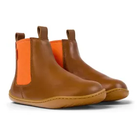 Camper Peu Kids Bottines Marron Orange