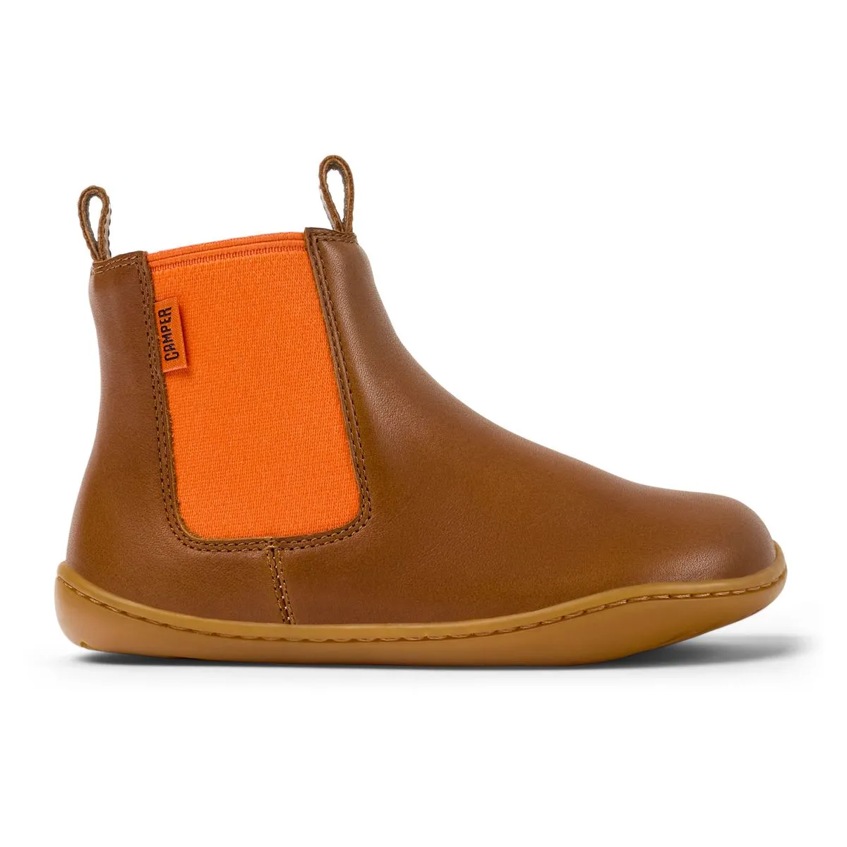 Camper Peu Kids Bottines Marron Orange