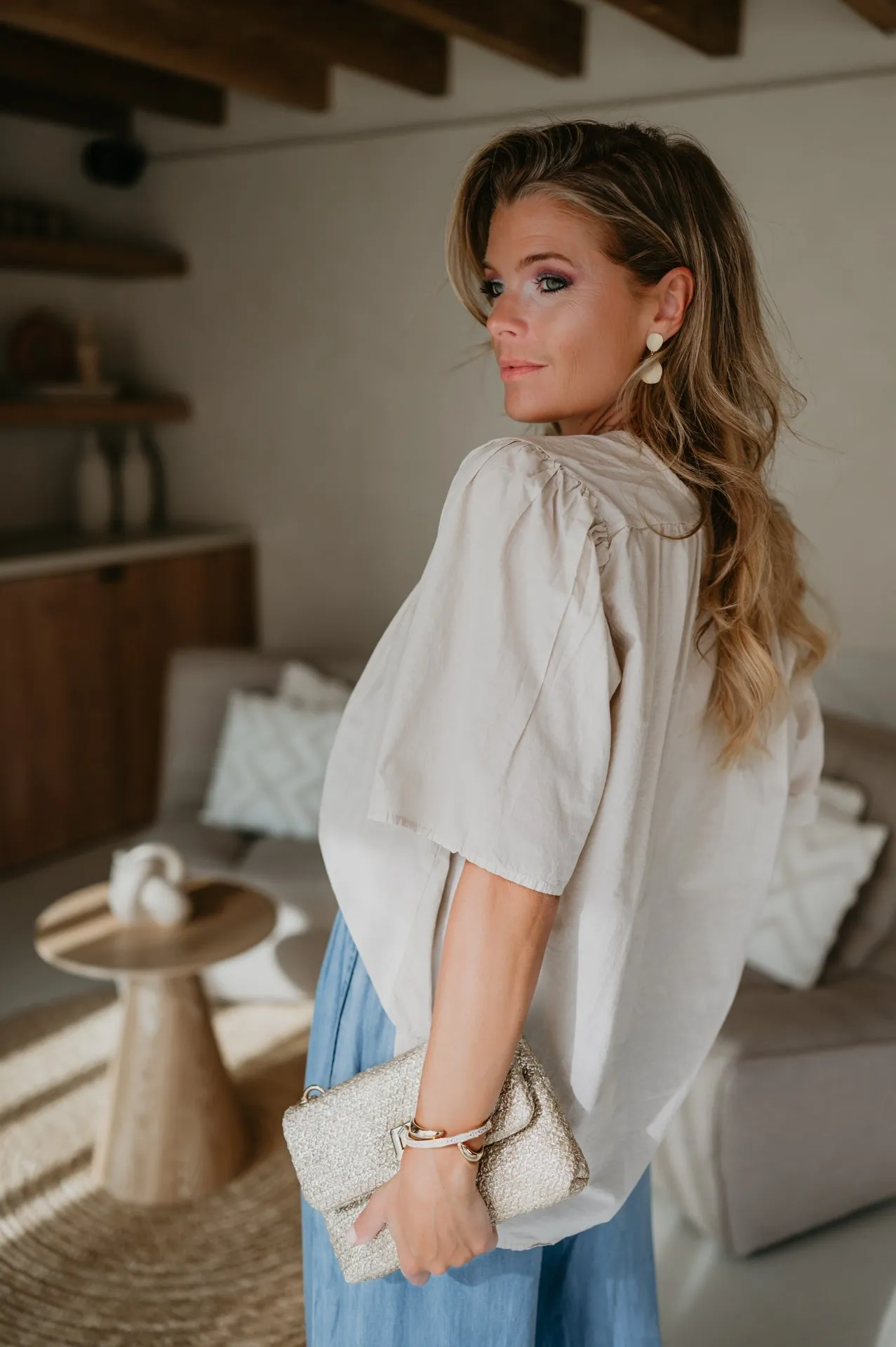 Carta blouse I Beige