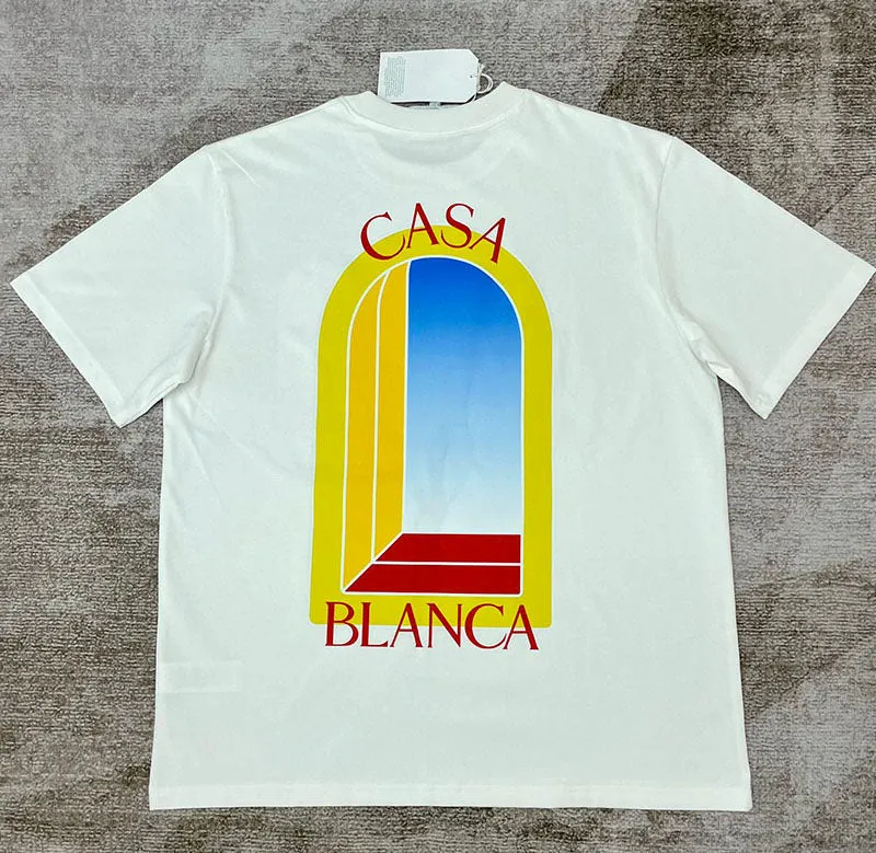 CASABLANCA ‘L’ARCHE DE NUIT’ T Shirt White