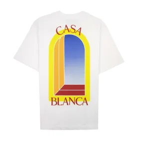 CASABLANCA ‘L’ARCHE DE NUIT’ T Shirt White