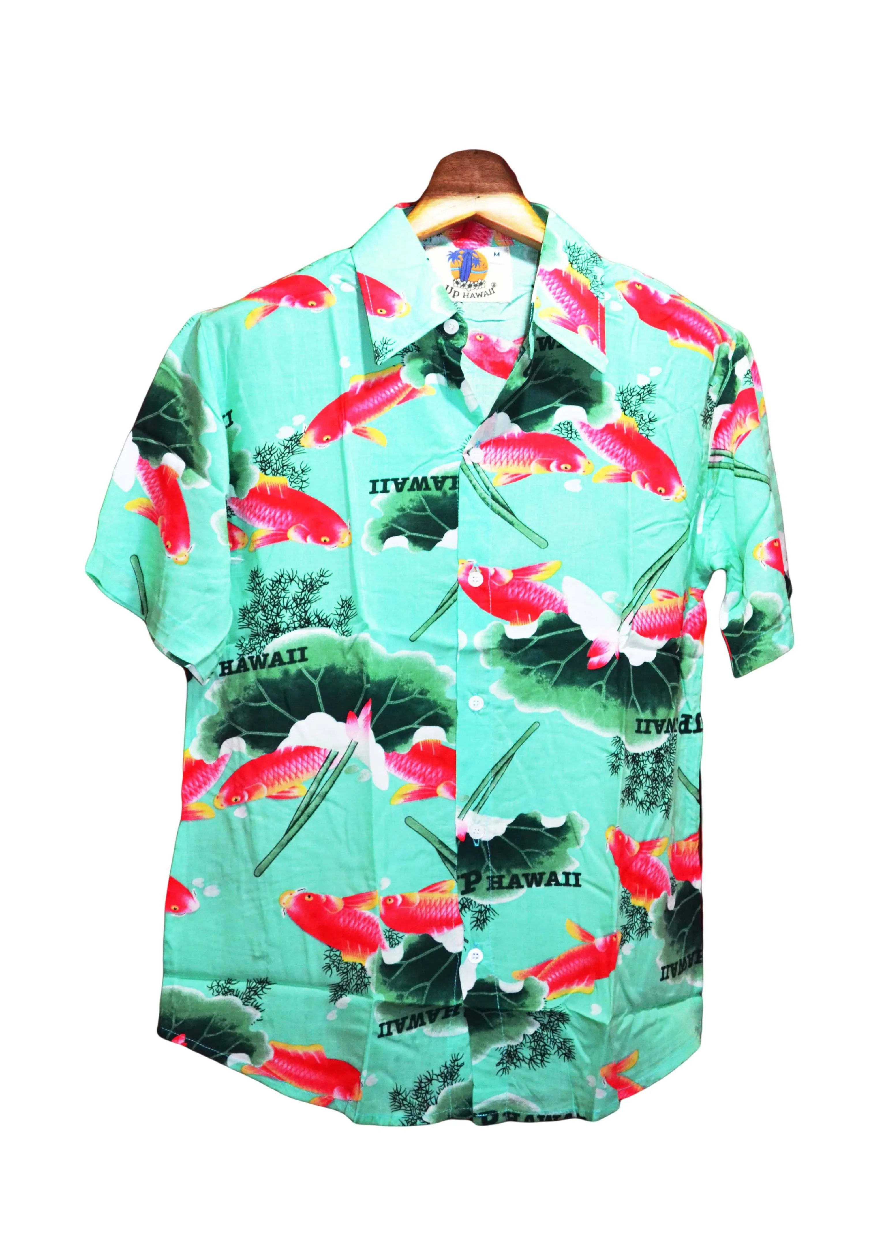 Chemise hawaienne - imprimé poisson koi