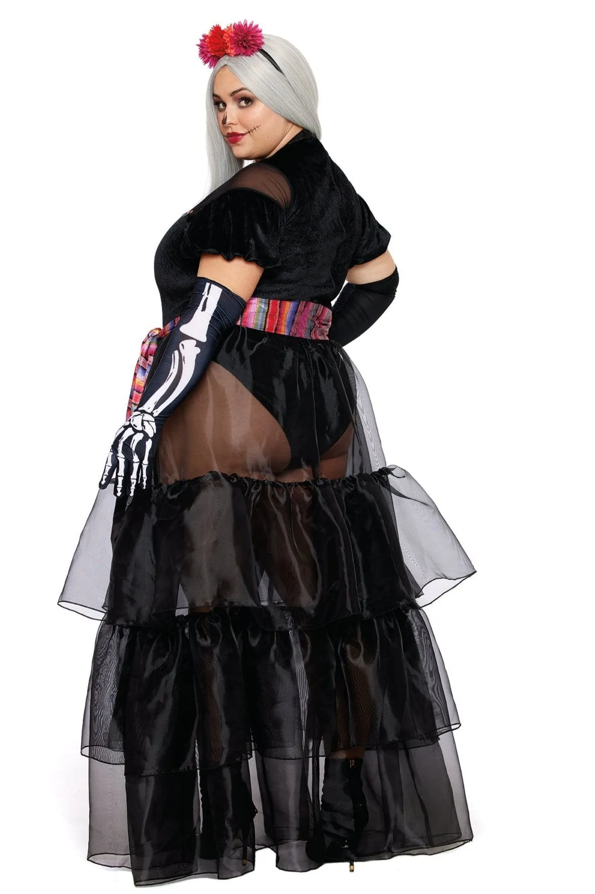 Curvy Day of the Dead Diva Costume