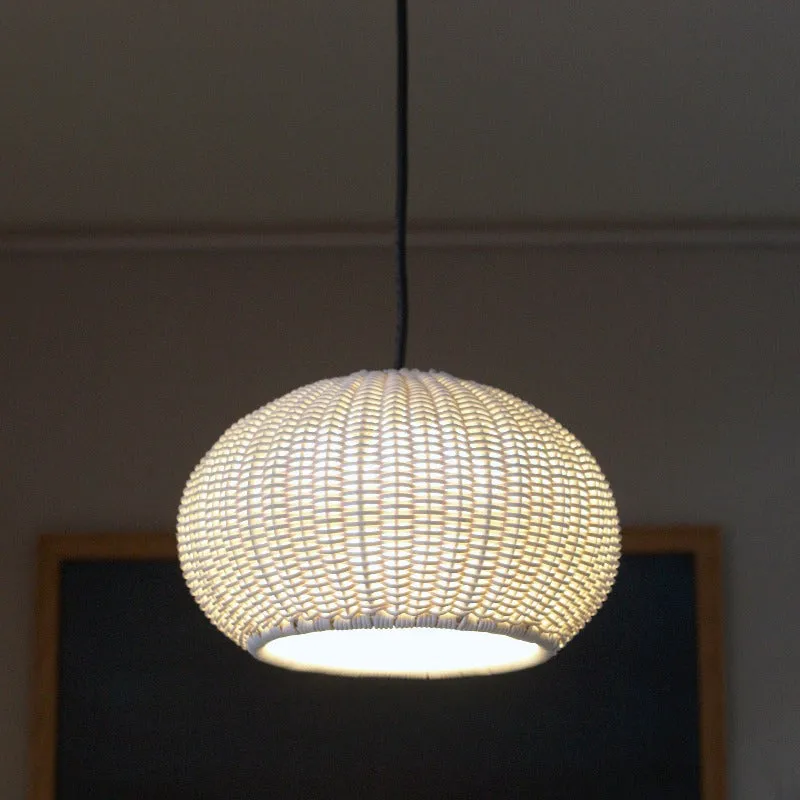 Exterior Woven Sphere Pendant Light