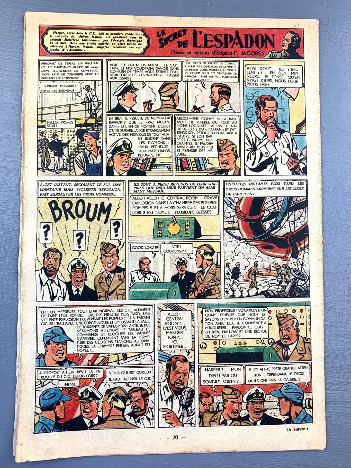 JOURNAL TINTIN Issue 52: 1948 Herge Christmas Cover Edition Vintage Comic EO Couverture