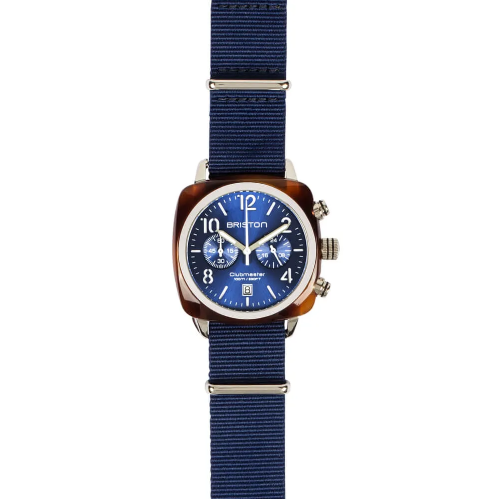 MONTRE BRISTON - CLUBMASTER CLASSIC ACÉTATE – BLEU MARINE