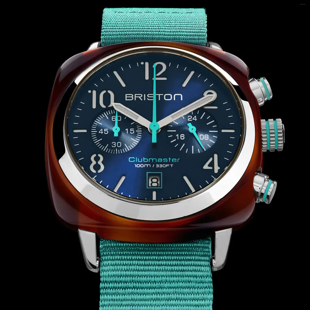 MONTRE BRISTON - CLUBMASTER CLASSIC SUMMER VIBES – BLEU