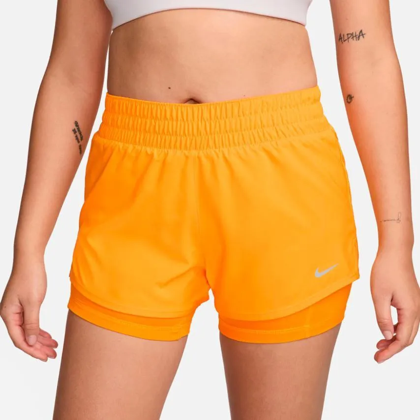 Nike ONE MID RISE 3IN 2N1 SHORT MUJER