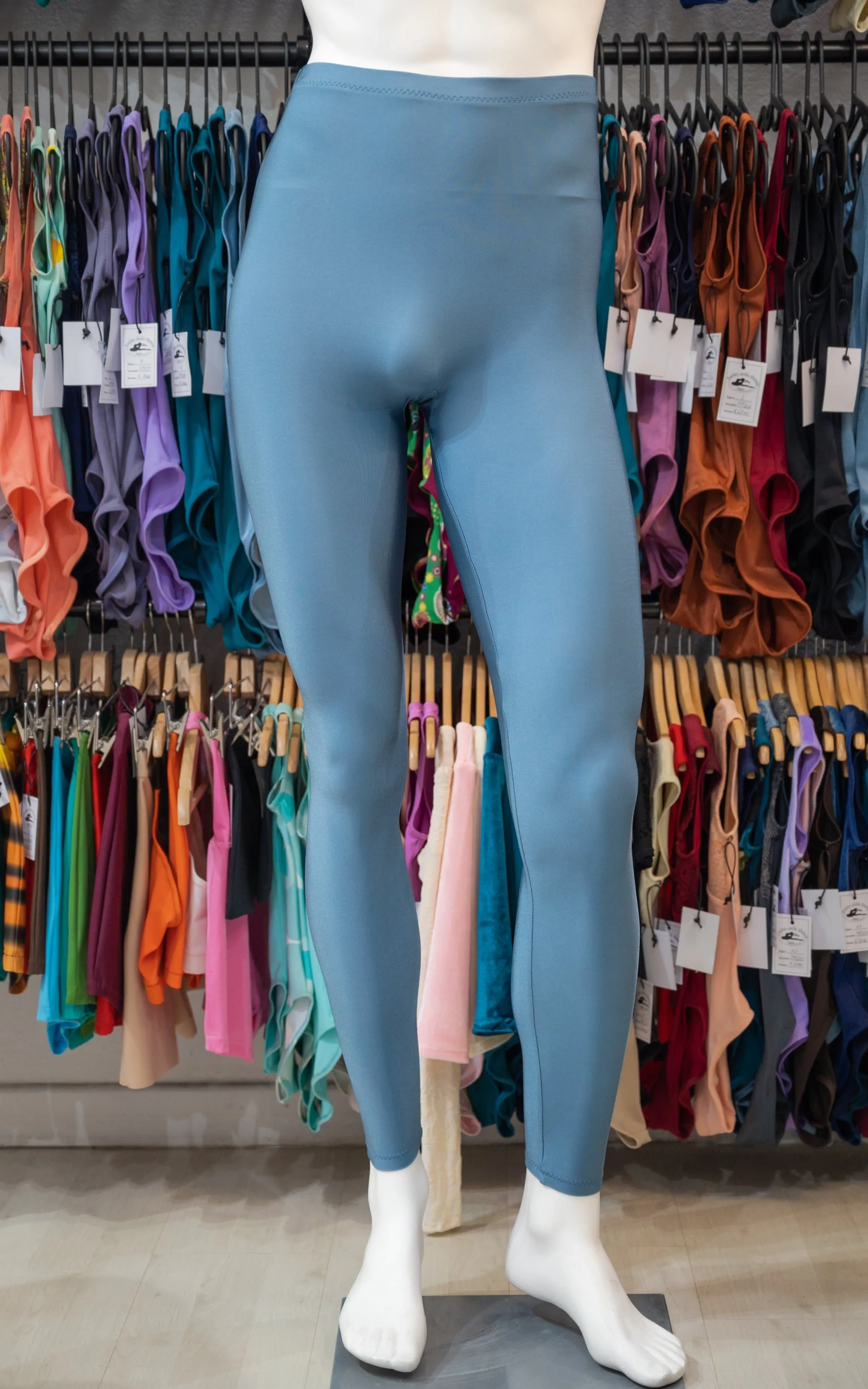 Powder Blue Dance Footless Tights MP412