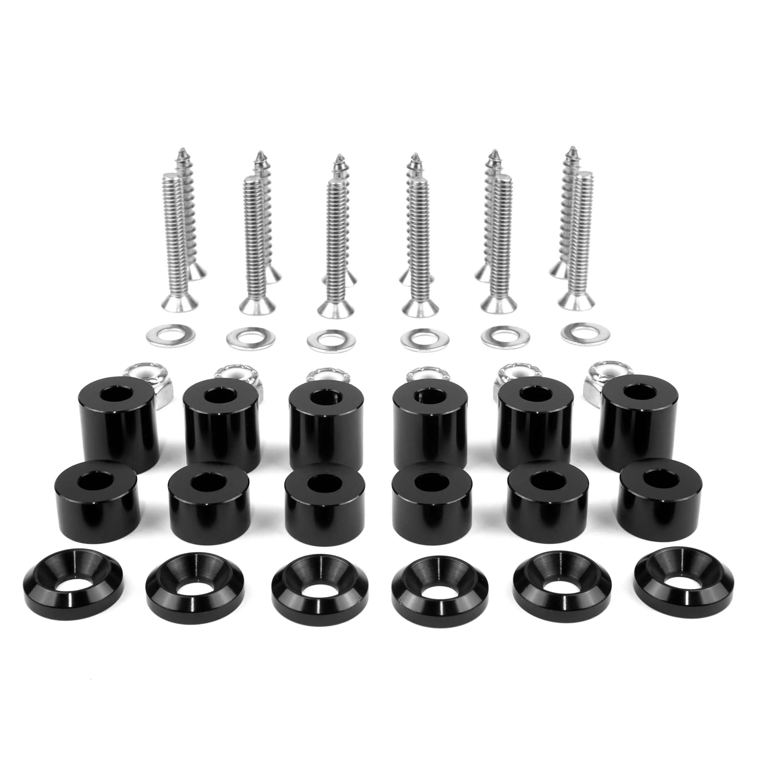 Tech Plate - 42pc Mounting Hardware Kit - Black