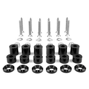 Tech Plate - 42pc Mounting Hardware Kit - Black