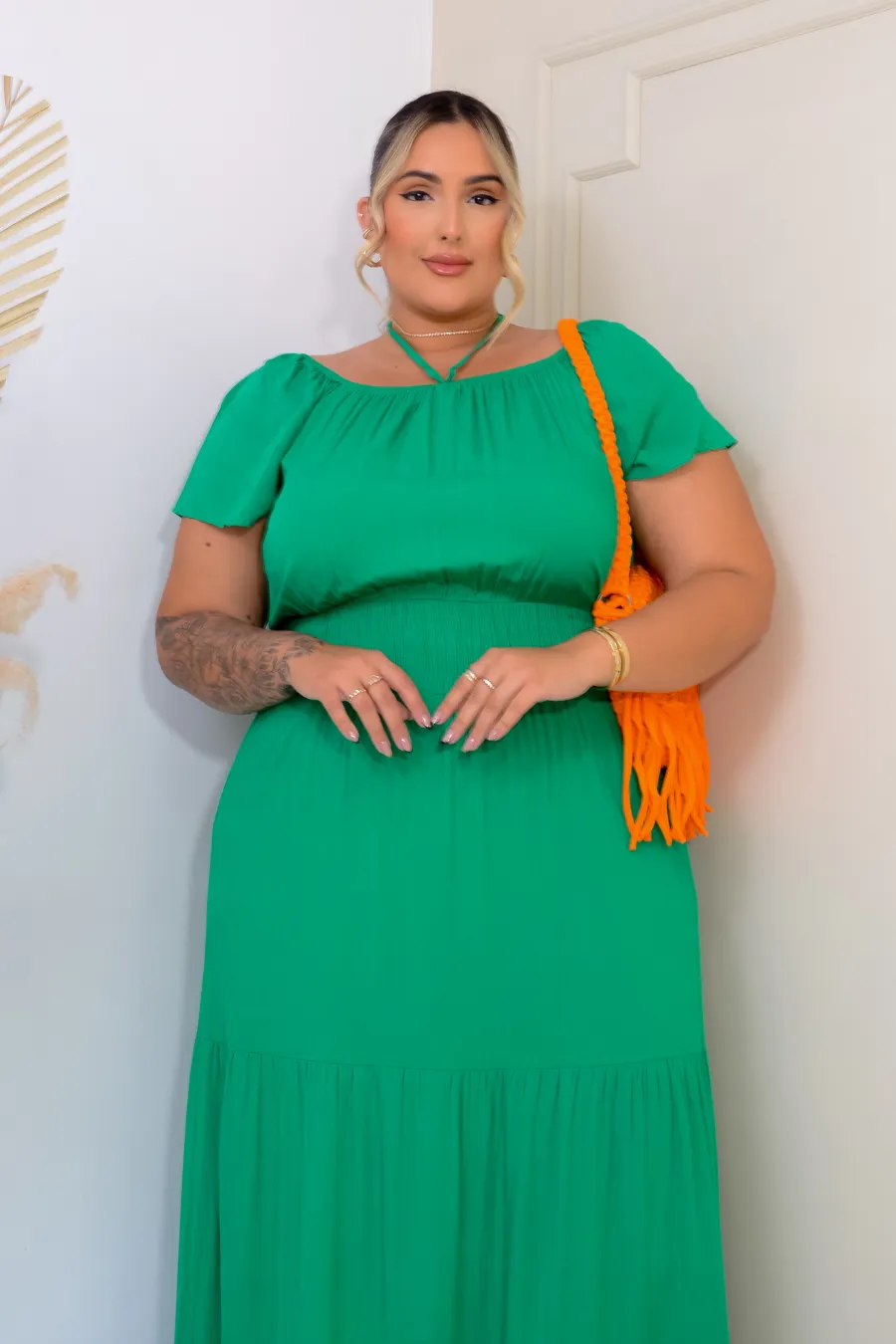 Vestido Plus Size Longo Geovana