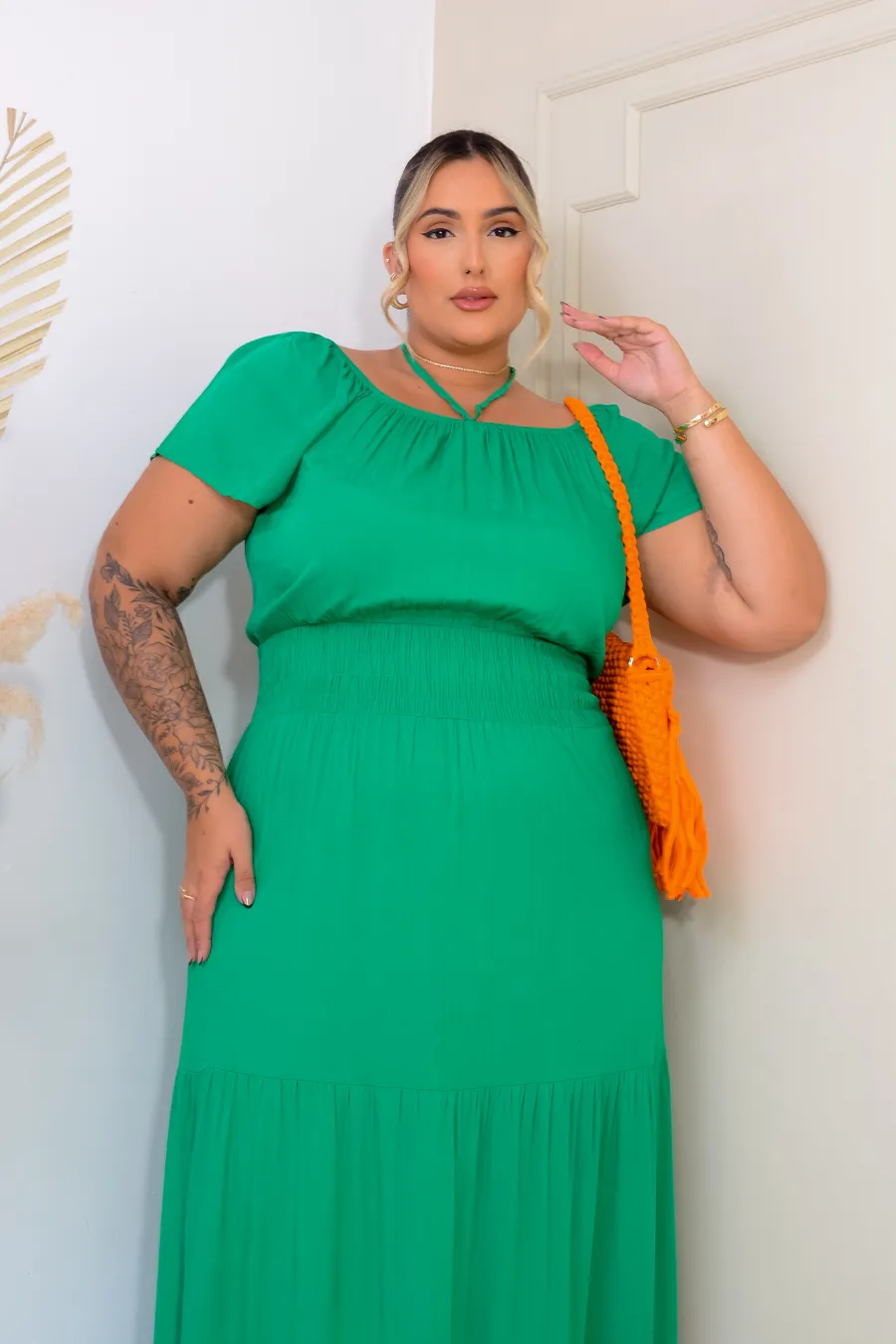 Vestido Plus Size Longo Geovana