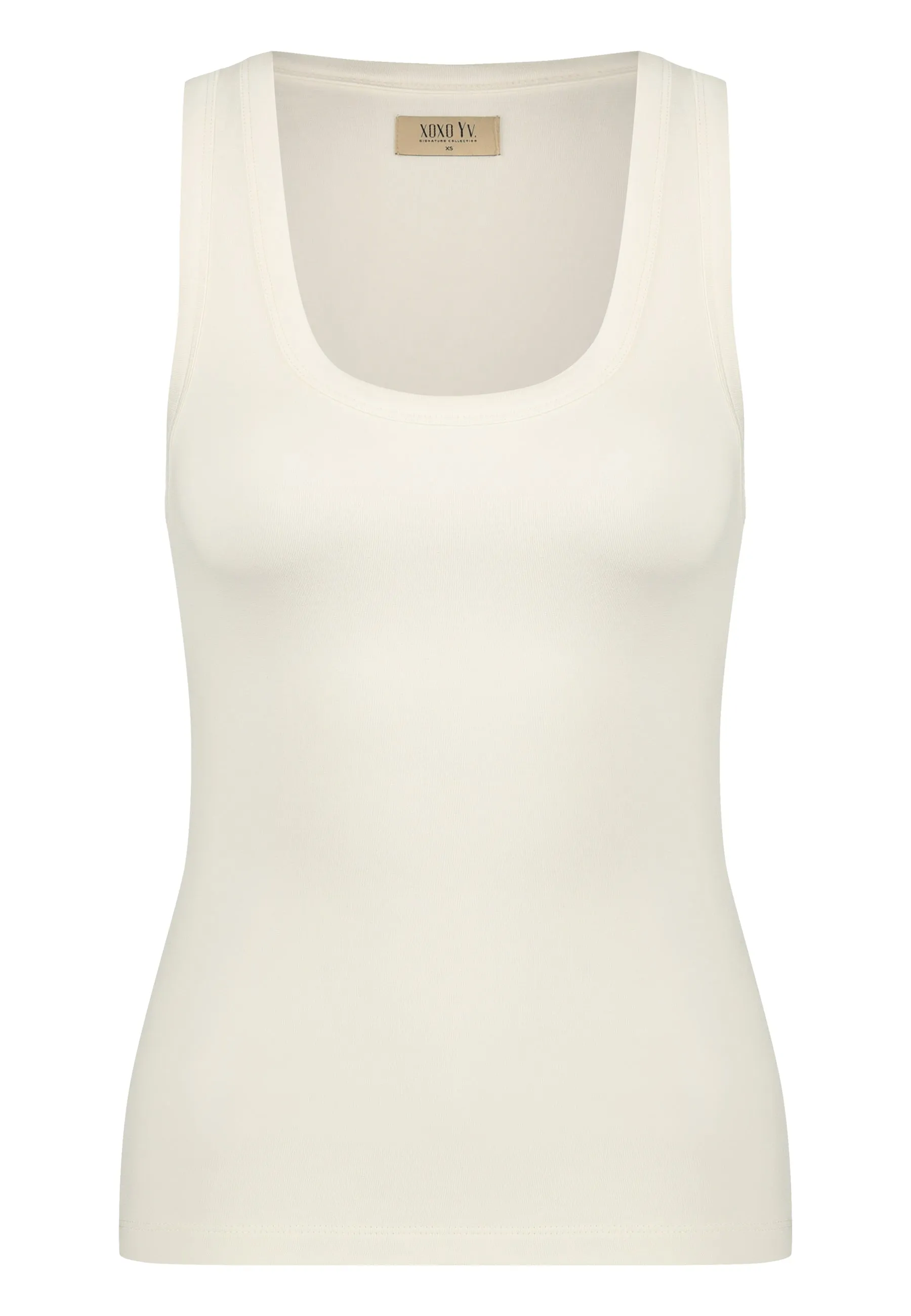 XOXO Yv. Soft Skin Tank Top in Off White