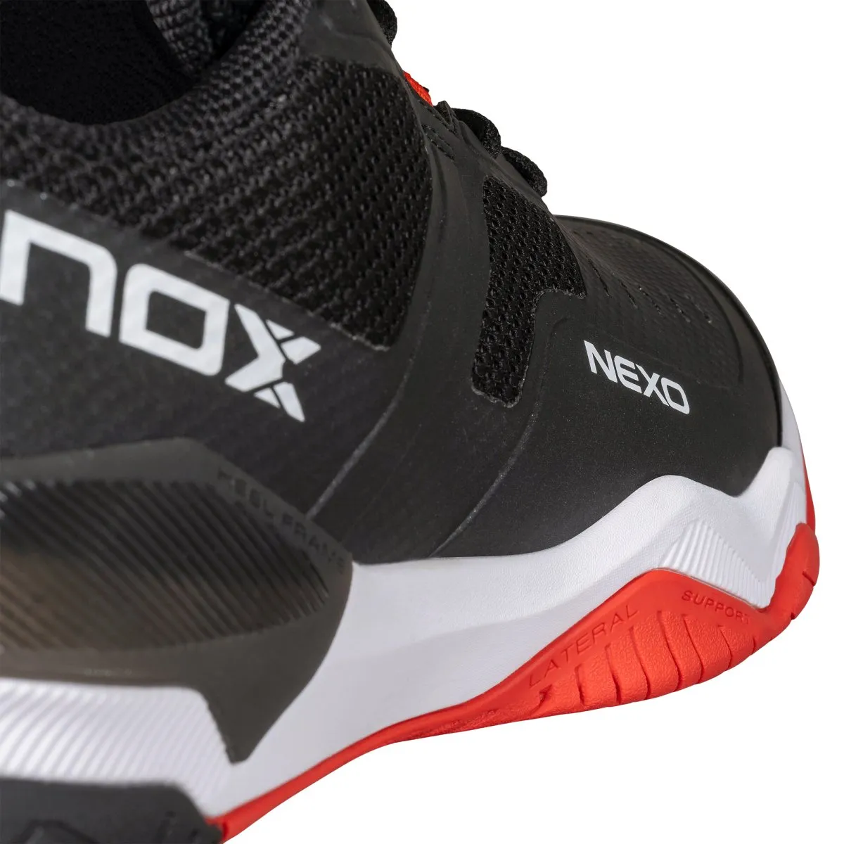 Zapatillas de Pickleball LUX NEXO Negro/Rojo Lava