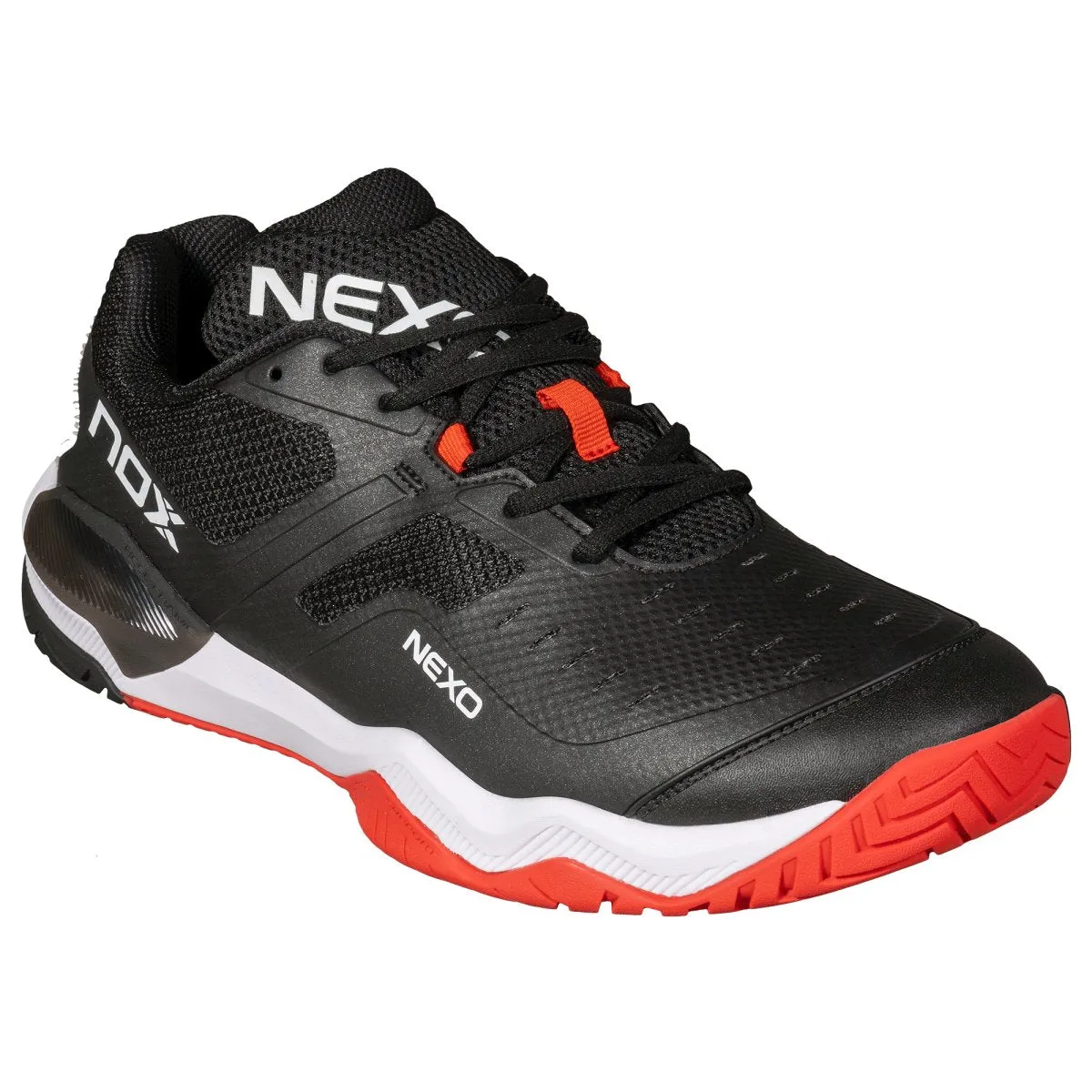 Zapatillas de Pickleball LUX NEXO Negro/Rojo Lava